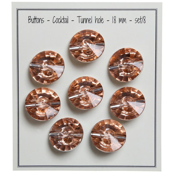 

Botones Cocktail con agujeros- 18 mm - Go Handmade
1