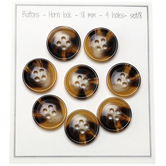 

Botones tipo cuerno - Go Handmade
1