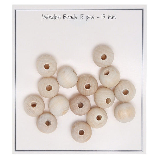 

Perlas de madera - Go Handmade
1