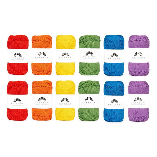 Pride Color Bag - Rainbow Cotton 8/4 - 12 ovillos - Hobbii