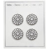 

Botones Bling - Gemas pequeñas - Plateado - 4 uds. - Go Handmade
3