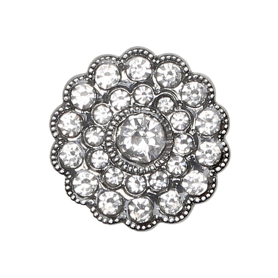 

Botones Bling - Gemas pequeñas - Plateado - 4 uds. - Go Handmade
1