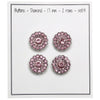 

Botones Bling - Gemas pequeñas - Rosa - 4 uds. - Go Handmade
3