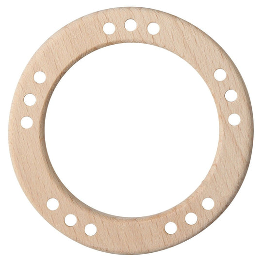 Aro de madera con agujeros - Go Handmade