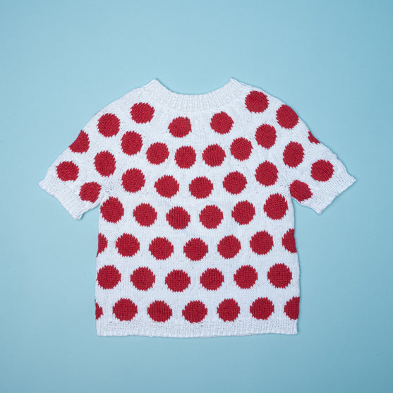 

El Maillot Blanco con Puntos Rojos - Tour de France
2
