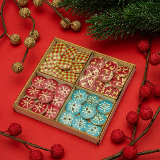 

Botones de madera - Navidad - 18 mm - Hobbii
2