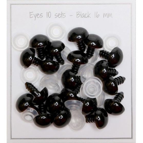 

Ojos de seguridad - 16 mm - Go Handmade
1