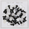 

Ojos de seguridad - 8 mm - Go Handmade
1