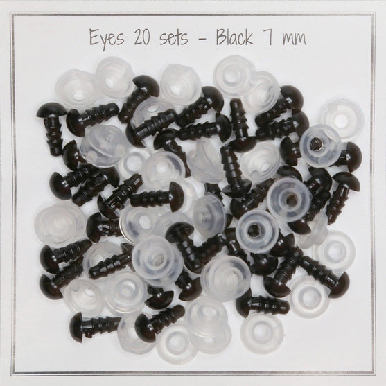 

Ojos de seguridad - 7 mm - Go Handmade
1