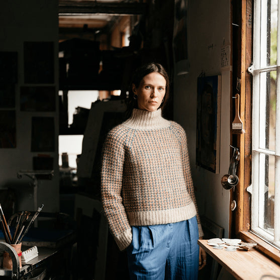 

Vintage Tiles - Suéter Texturizado
5