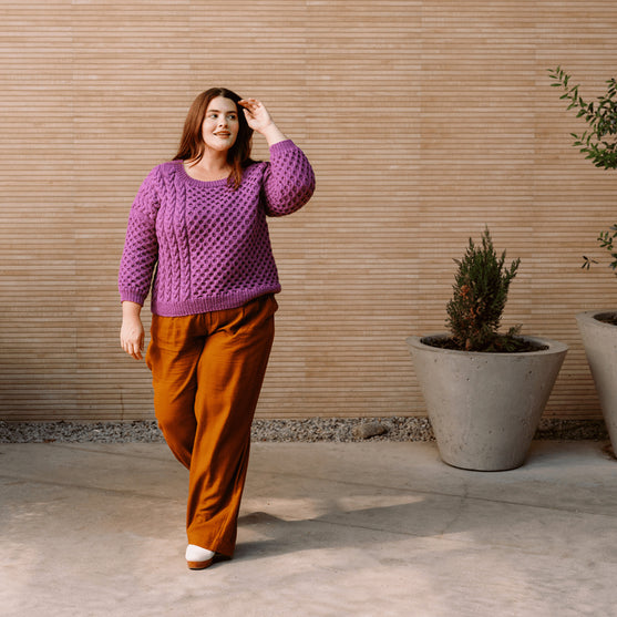 

Cybil - Jersey con trenzas
3