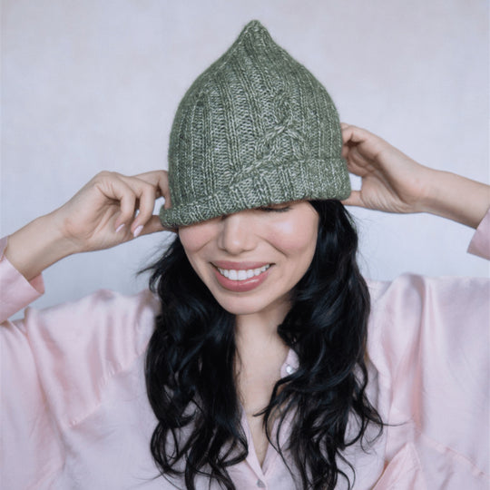 Gumnut - Gorro con trenzas
