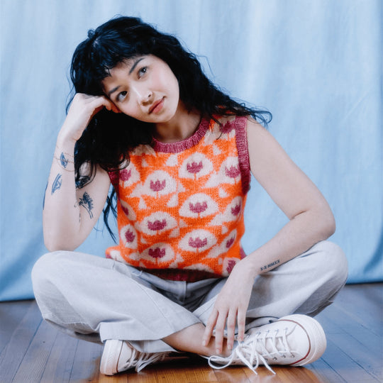 Quite Contrary - Chaleco de colorwork