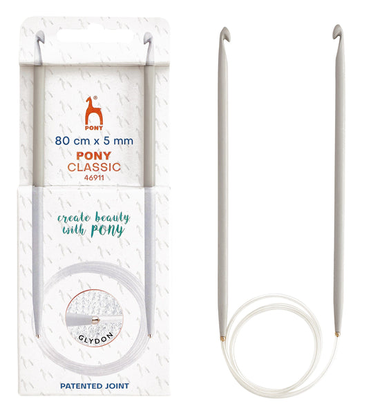 Ganchillos tunecinos con cable - Pony