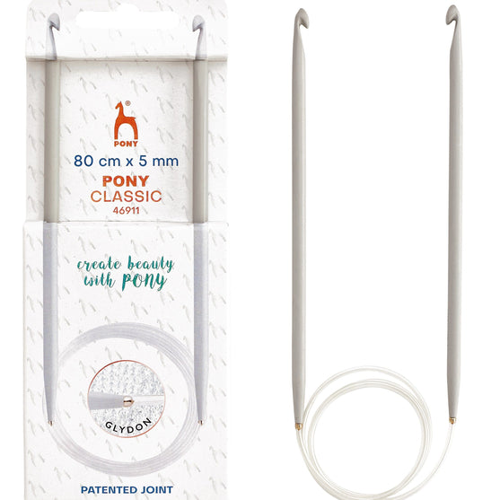 

Ganchillos tunecinos con cable - Pony
1