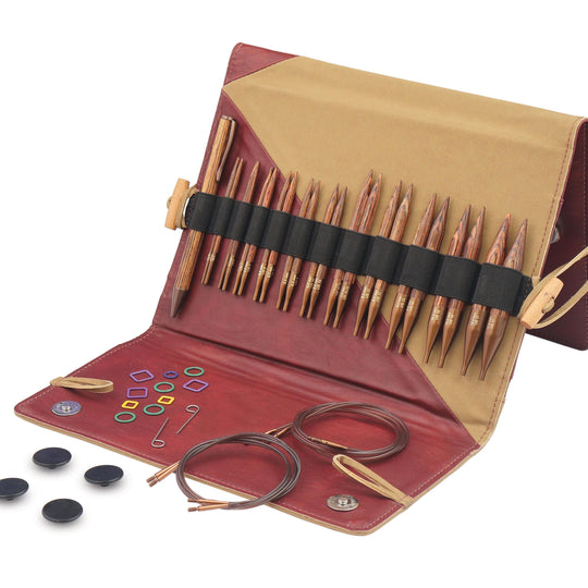 Ginger Regal - Juego de agujas circulares intercambiables cortas - Abedul - KnitPro