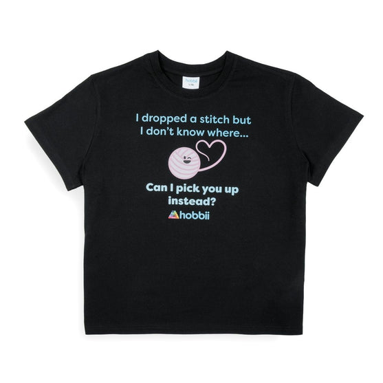

Dropped A Stitch T-shirt - Yarniis (Edición Limitada) - Hobbii
1