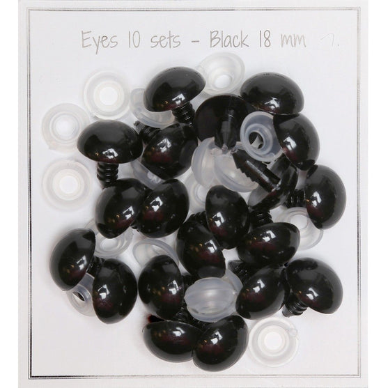 

Ojos de seguridad - 18 mm - Go Handmade
1