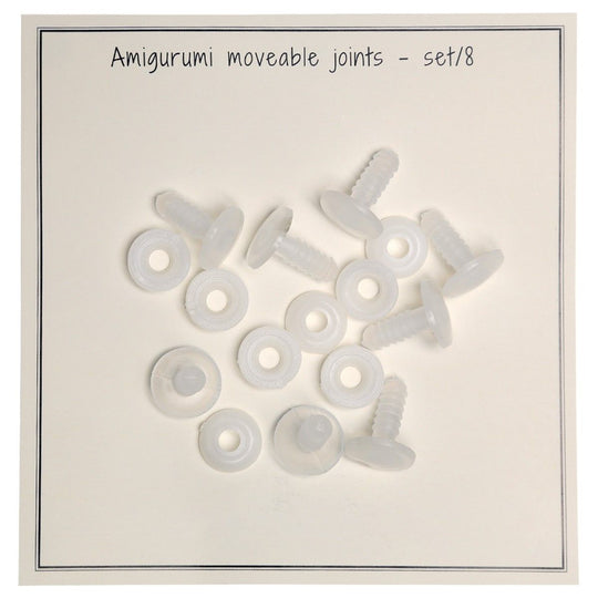 Articulaciones de seguridad para Amigurumis - 8 pares - Go Handmade