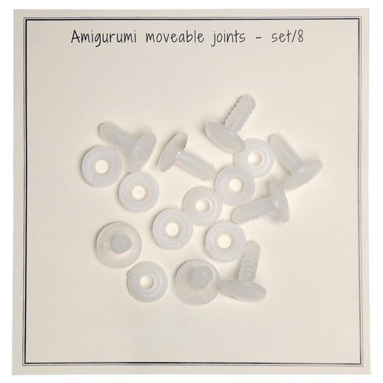 

Articulaciones de seguridad para Amigurumis - 8 pares - Go Handmade
1