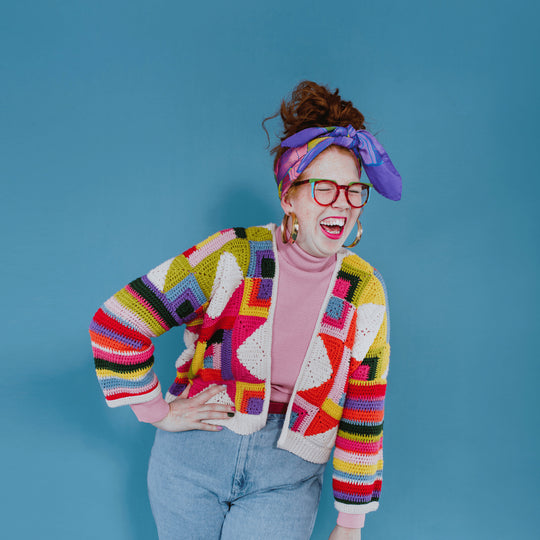 No Shades of Grey - Cárdigan - Patrón de ganchillo