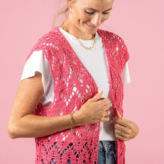 

Leaf Me On - Chaleco - Pink Collection
1