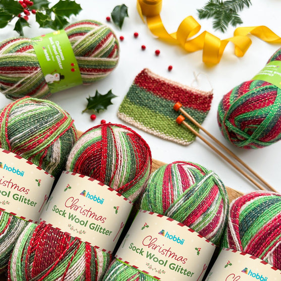 

Christmas Sock Wool Glitter (Edición Limitada) - Hobbii
2