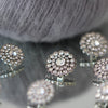 

Botones Bling - Gemas pequeñas - Plateado - 4 uds. - Go Handmade
4