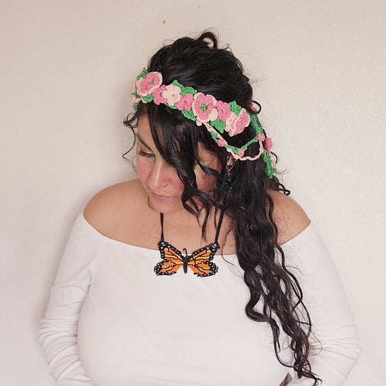 

Garden Fae - Corona de flores
2