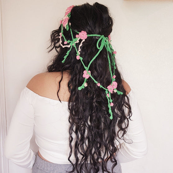 

Garden Fae - Corona de flores
4