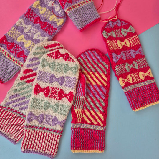 Bow Pop Mittens - Guantes
