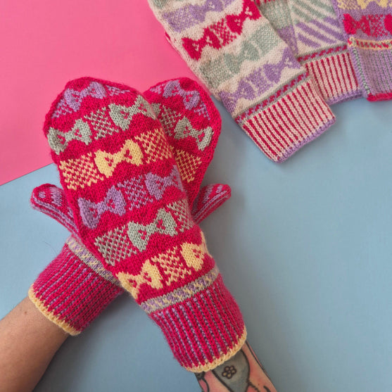 

Bow Pop Mittens - Guantes
7