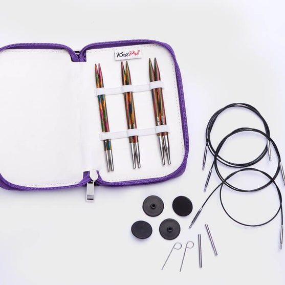 

Conjunto de agujas circulares intercambiables Symfonie Starter - KnitPro
1