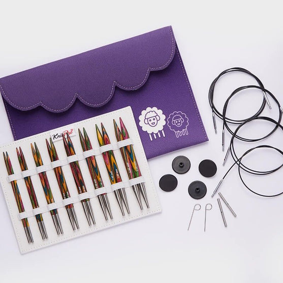 

Conjunto de agujas circulares intercambiables Symfonie Deluxe - KnitPro
1
