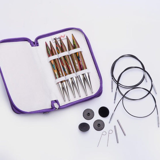 

Conjunto de agujas circulares intercambiables Symfonie Chunky - KnitPro
1