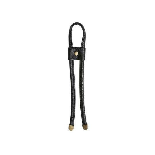 Cierre de cuerdas para bolso - Negro/Bronce - Go Handmade