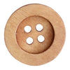 

Botones de madera - Round Groove - Brillantes - Go Handmade
4