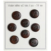 

Botones de madera UFO - Oscuros - 8 unidades - Go Handmade
1