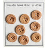 

Botones de madera - Handmade with Love - 18 mm - Go Handmade
1