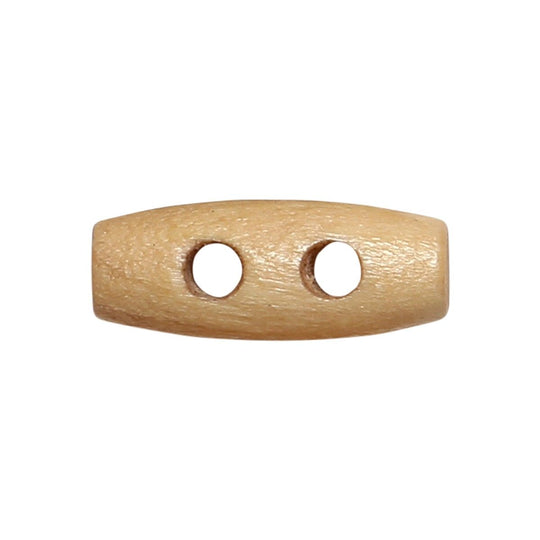 Botones de madera alargados Mini - 20 mm - Go Handmade