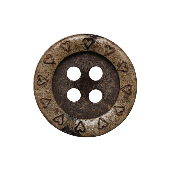 

Botones de coco - Corazones - Go Handmade
3