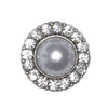 

Botones de perla con gemas - Plata - Varios tamaños - Go Handmade
3