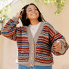 

Ottolie - Cárdigan con Chevron y Bolsillos
1