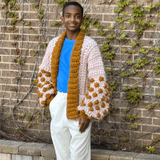 Chicago Bobble Cardigan - Cárdigan