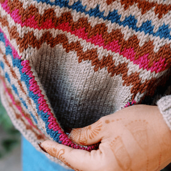 

Ottolie - Cárdigan con Chevron y Bolsillos
7