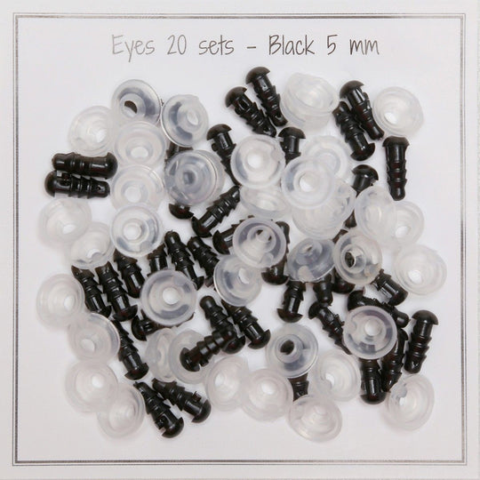 Ojos de seguridad - 5 mm - Go Handmade