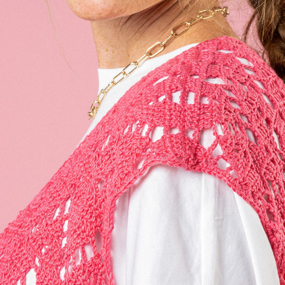 

Leaf Me On - Chaleco - Pink Collection
6
