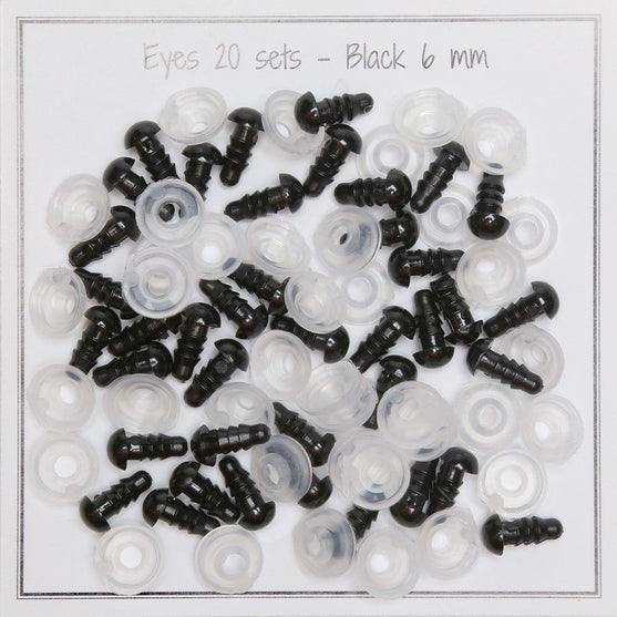 

Ojos de seguridad - 6 mm - Go Handmade
1