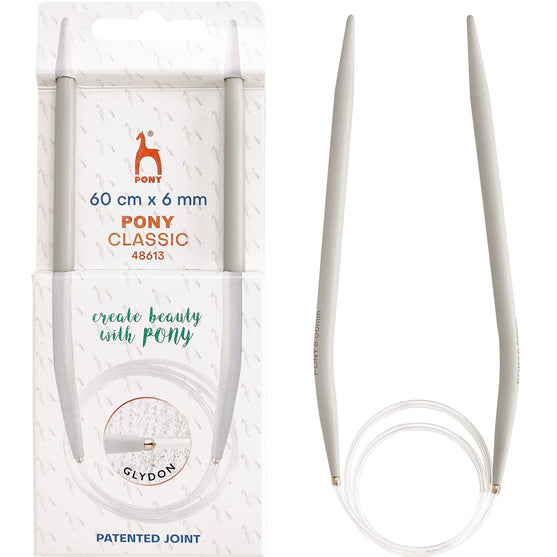 

Agujas circulares - 60 cm - Pony
1
