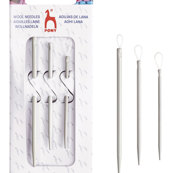 

Agujas para rematar/agujas laneras de aluminio - Pony
2